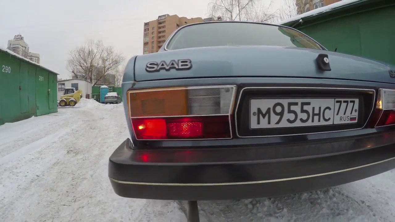 Saab 99 GL 1981 winter driving