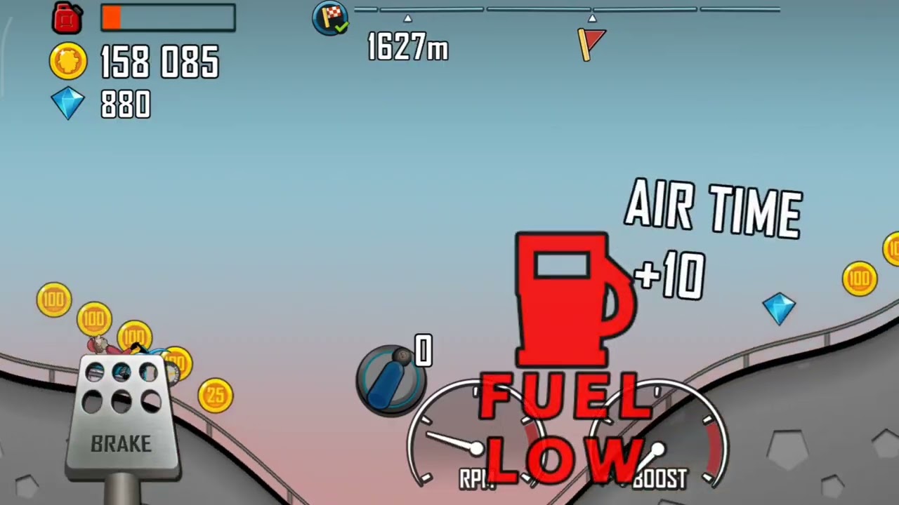 FUEL LOW OP GAMEPLAY || Hills Climb Racing !! Hills Climb Racing !!