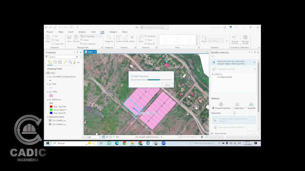 CLASE 02 - GENERACIÓN DE LOTES EN ARCGIS PRO
