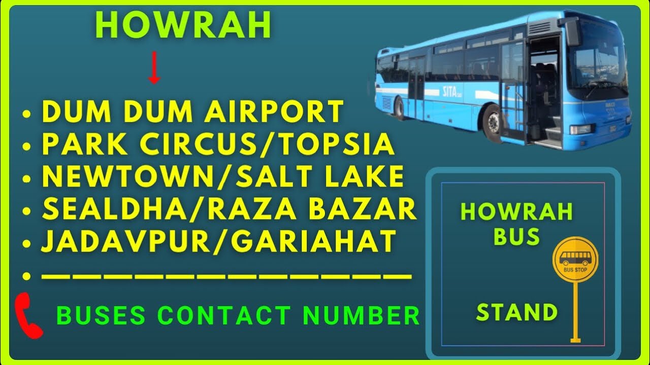 Howrah Bus Stand Kolkata All Buses Routes with Numbers | Howrah Bus Stand Video | Howrah Bus Stop