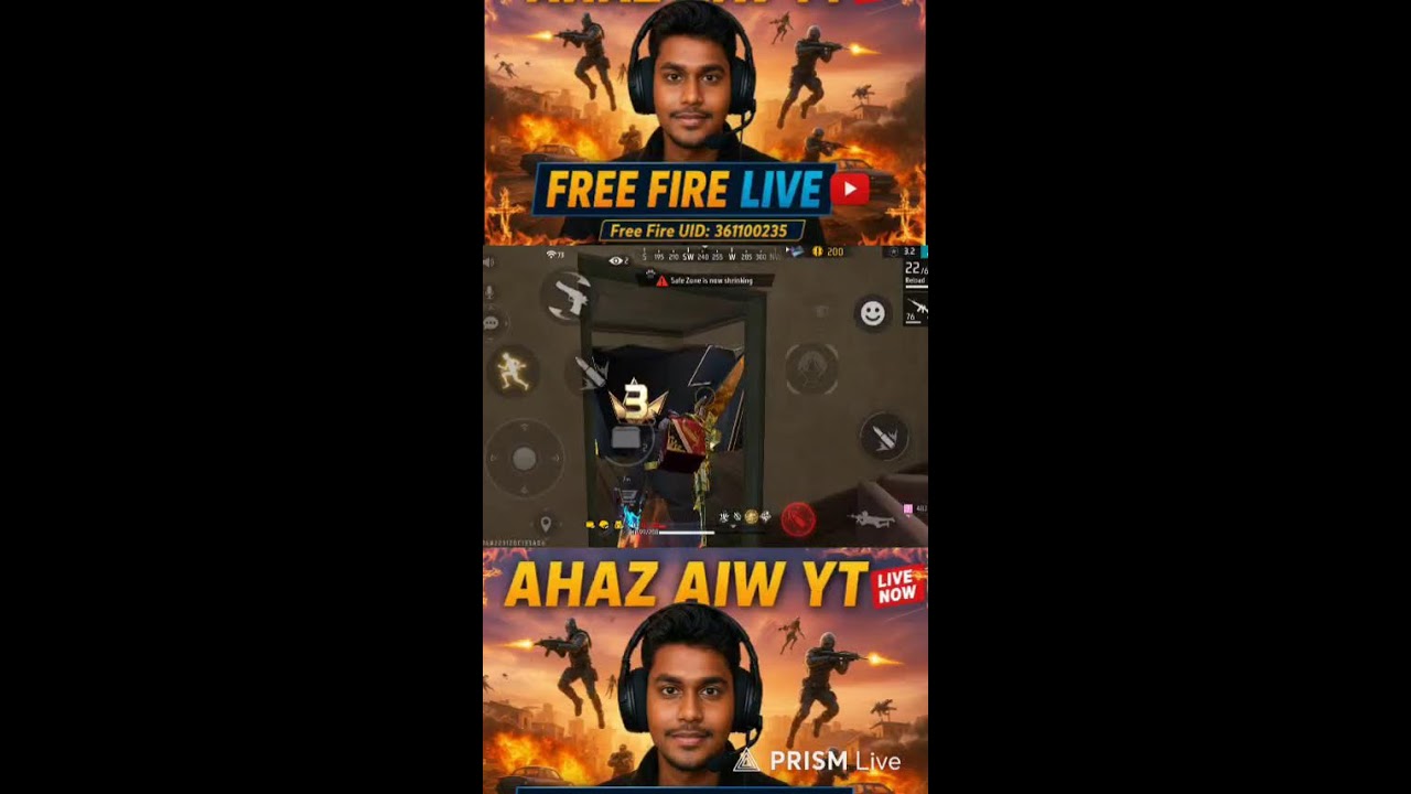 🔴 FREE FIRE LIVE TAMIL Squad Join! ID Comment Da! AHAZ IN WONDERLAND 🔥