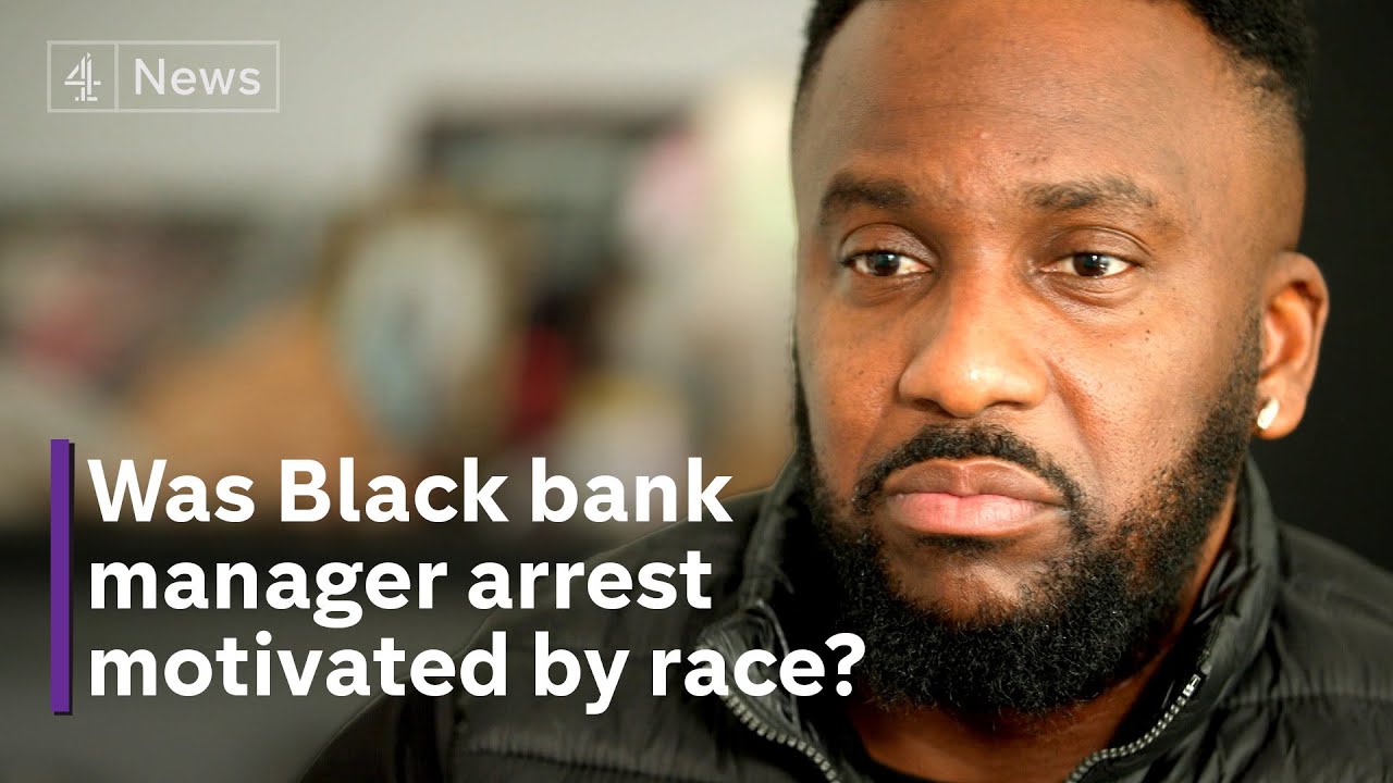 Black bank manager says arrest was motivated by race