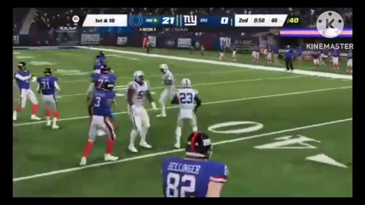 Indianapolis Colts vs. New York Giants highlights (gameplay) Madden nfl 23