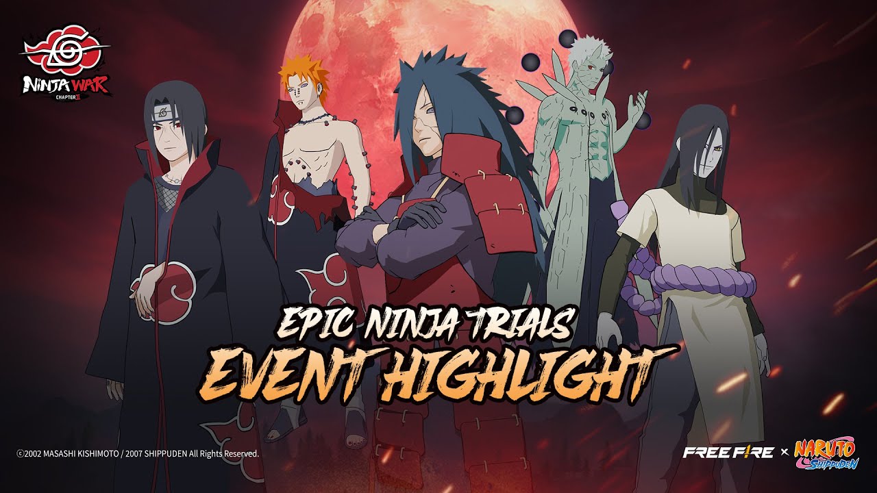 Epic Ninja Trials Event Highlight | Free Fire x NARUTO SHIPPUDEN | Free Fire Official