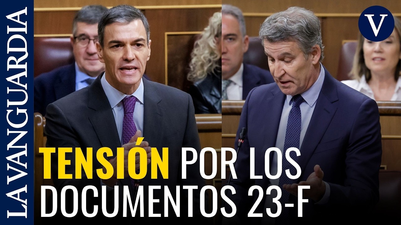 Agrio choque entre Sánchez y Feijóo por la desclasificación de los documentos del 23-F