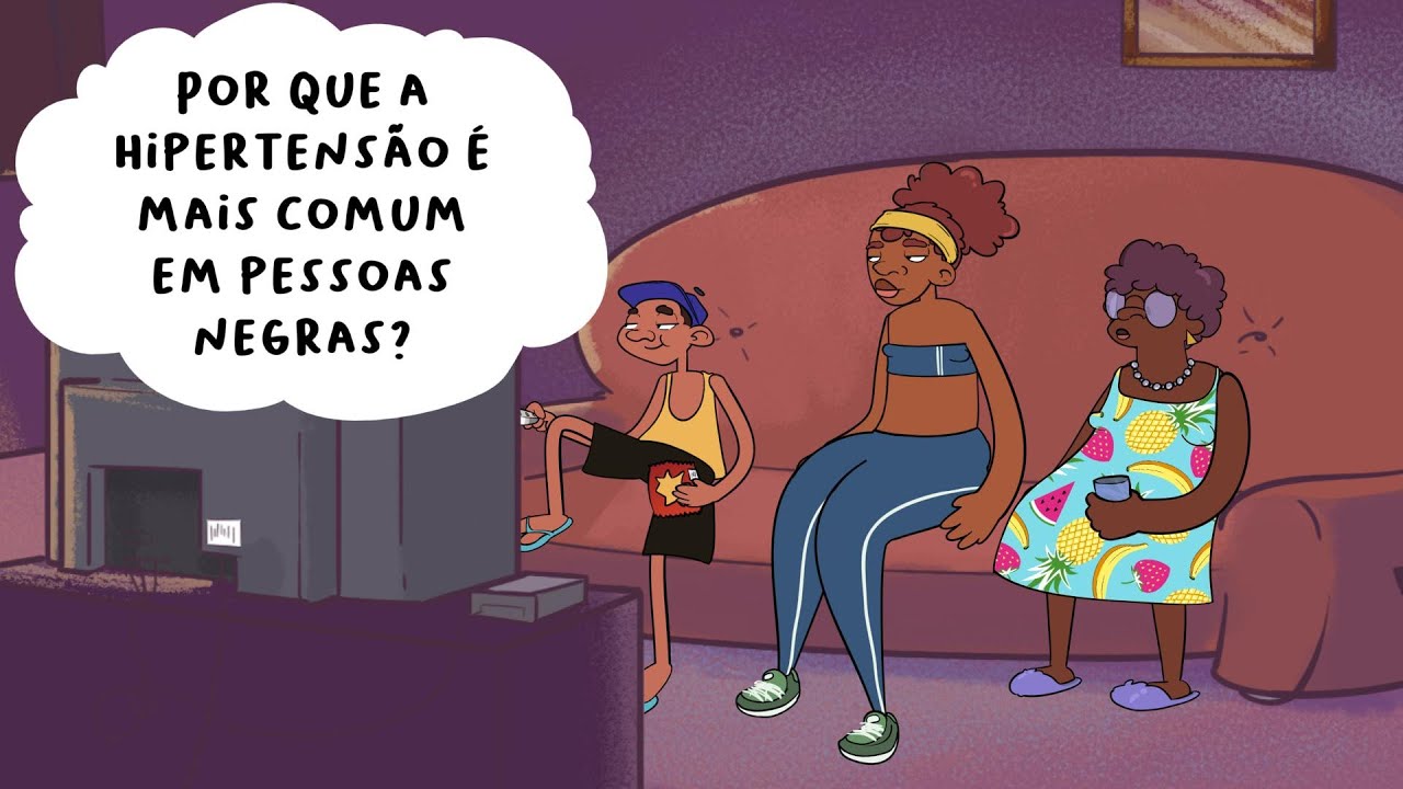 Por que a hipertens&atilde;o &eacute; mais comum em pessoas negras? | Anima&ccedil;&atilde;o #23