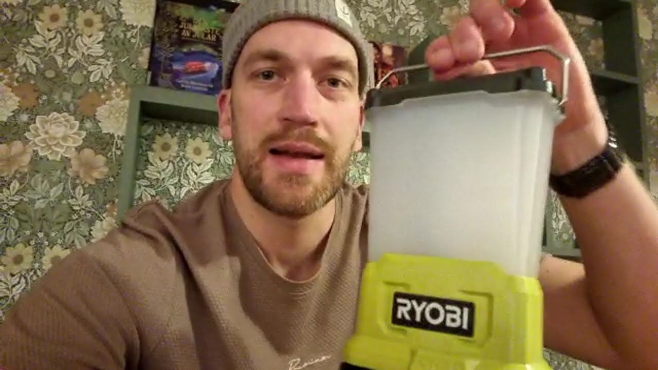 Områdesbelysning Lanterna 18V : Fredrik Kundrecension - RYOBI ®