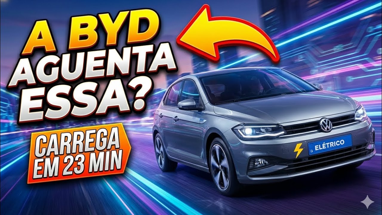 POLO ELÉTRICO chega em 2026: A ARMA da VOLKSWAGEN contra a BYD