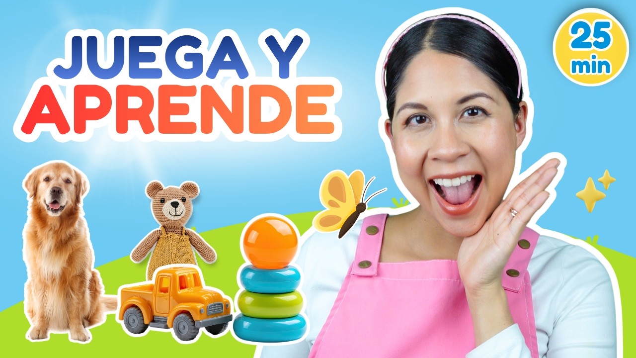 Aprende Las Formas, Colores y Animales | En Español y en Inglés con Miss Mimi | Toddler Learning