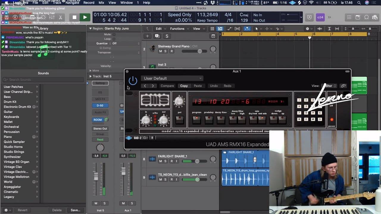 Lenno (making music 20/03/2021 ) Twitch Stream