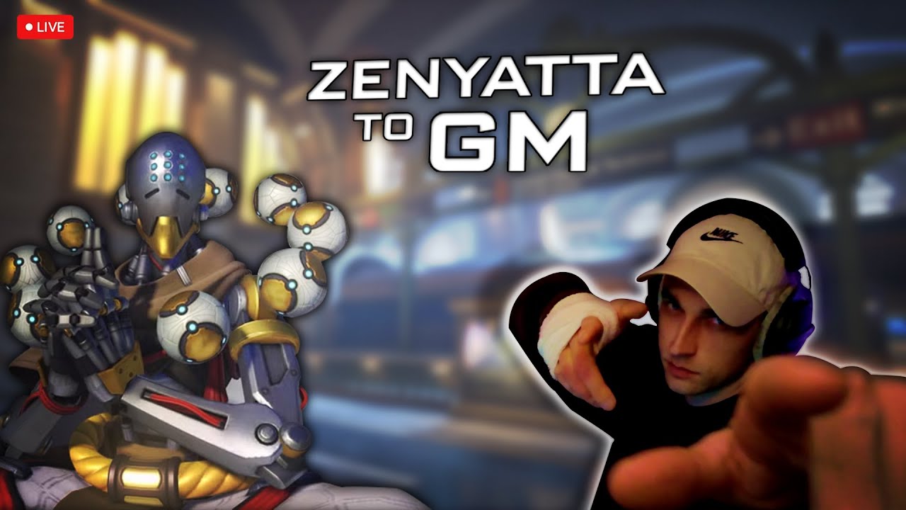 Zenyatta | Unranked to GM - Overwatch 2 🔴 [Day 56]