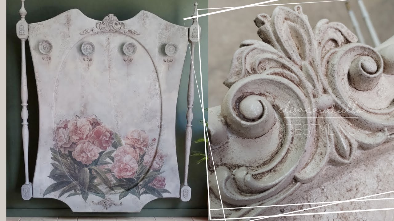 Trasformare un Vecchio Appendiabiti con Decoupage e Patina Antica | Tutorial DIY