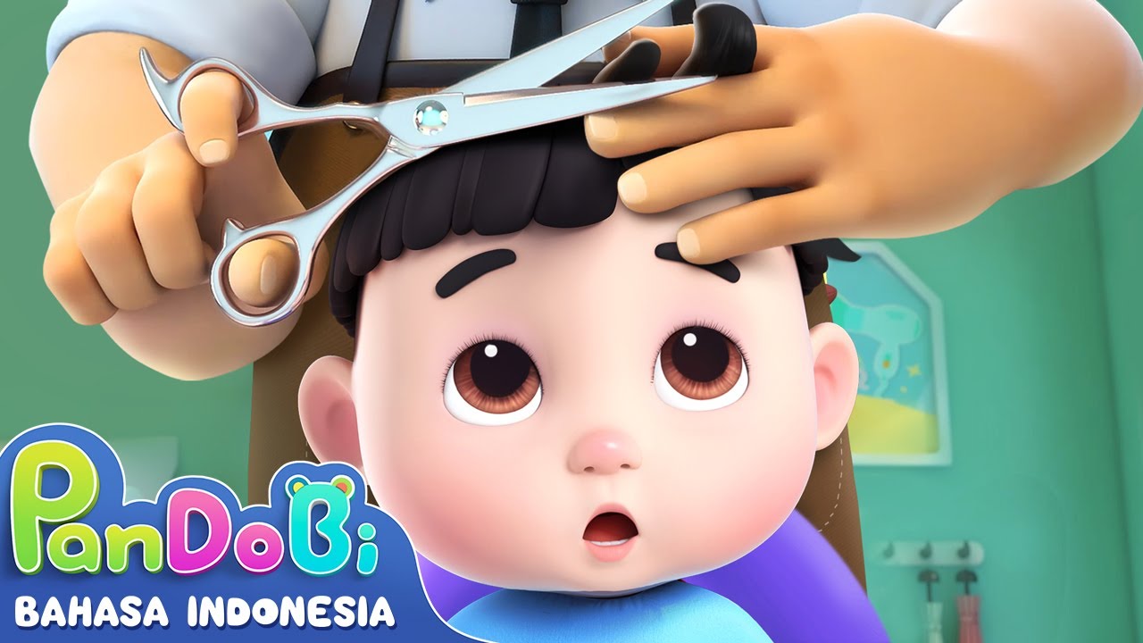 Saatnya Memotong Rambut ✂| Lagu Potongan Rambut Pertama Kali Anak | Super Pandobi Bahasa Indonesia