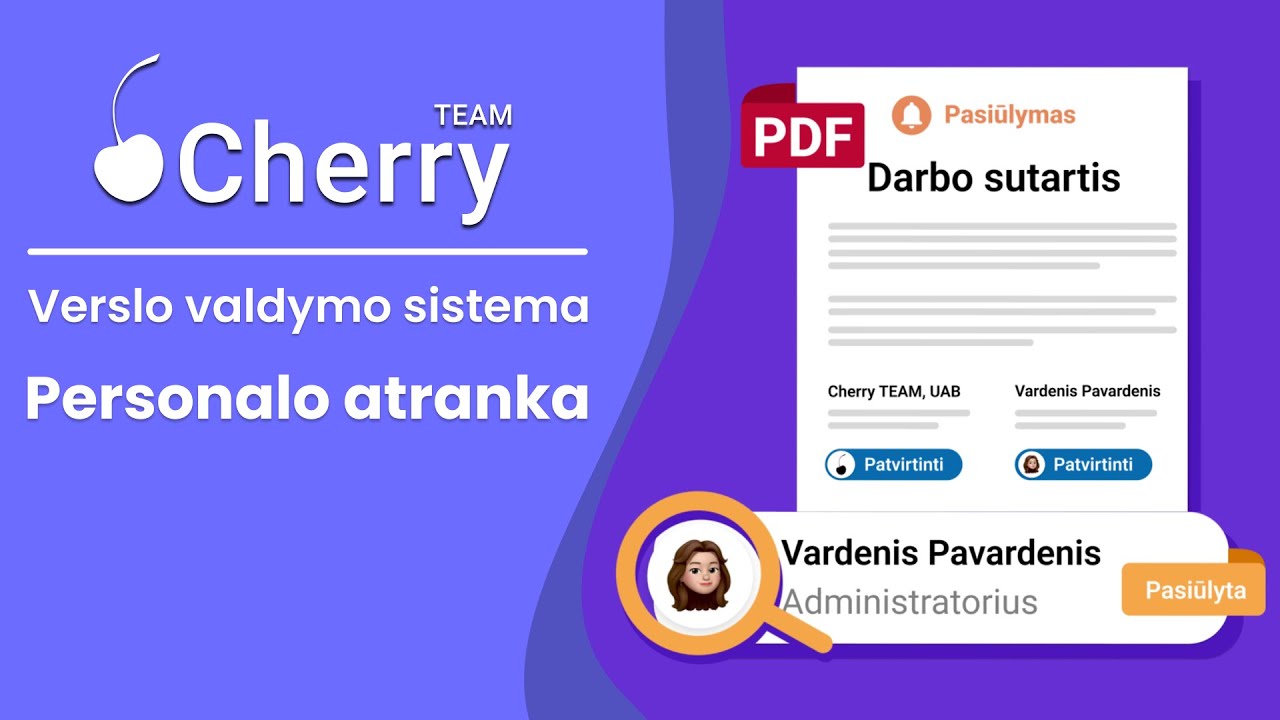 Cherry TEAM  -  Personalo atrankos sistema ATS