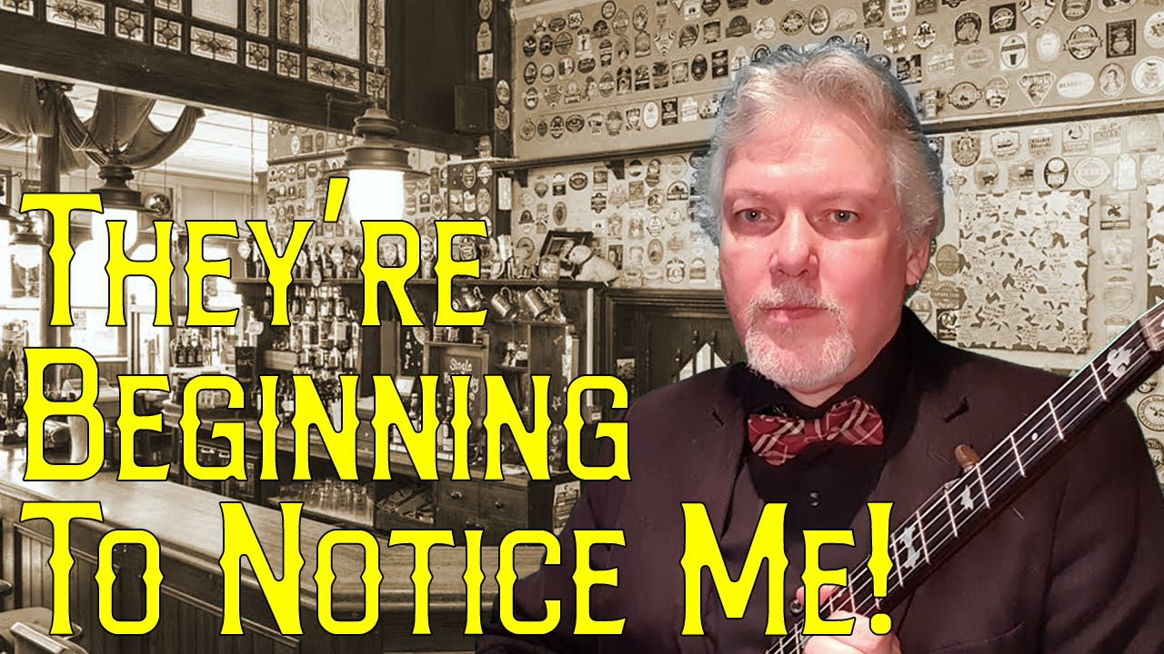 They're Beginning to Notice Me! - A Victorian music hall song with banjo accompaniment.