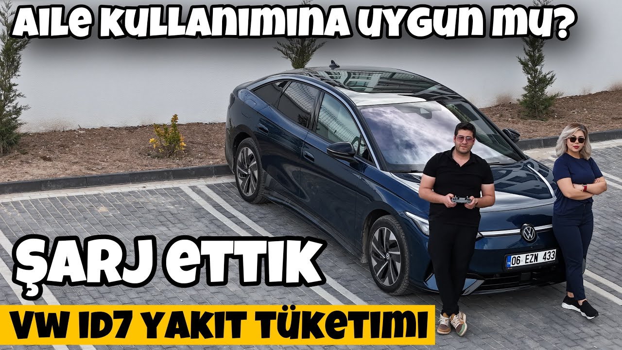 Elektriklilerde Tüketim Bölüm  #0 | Vw ID7 | Şarj Ettik! | Otomobil Günlüklerim