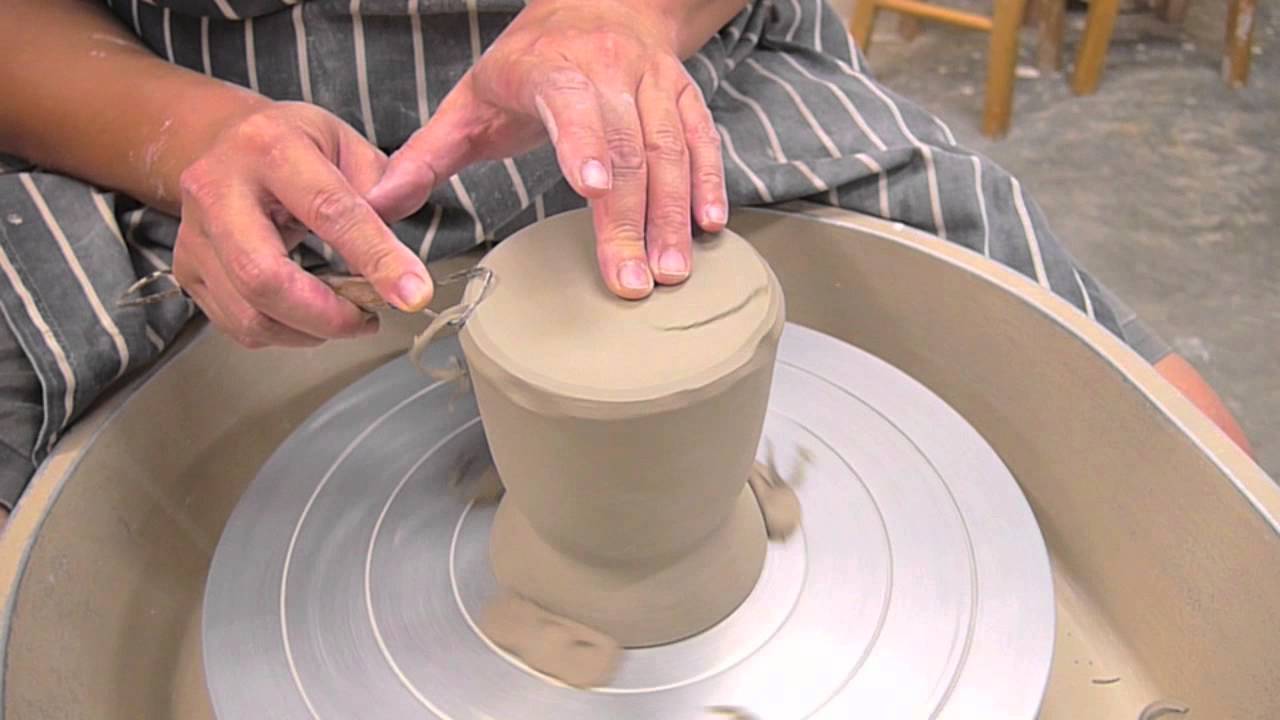 Making a one piece oil burner 1/2 - Clay Craft Malaysia