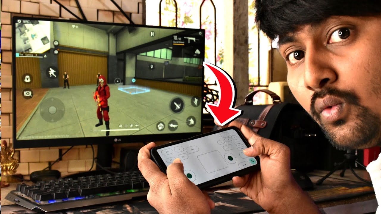How To Convert Phone To PC Gamepad (Controller) 🔥 Play Free Fire On PC With Mobile