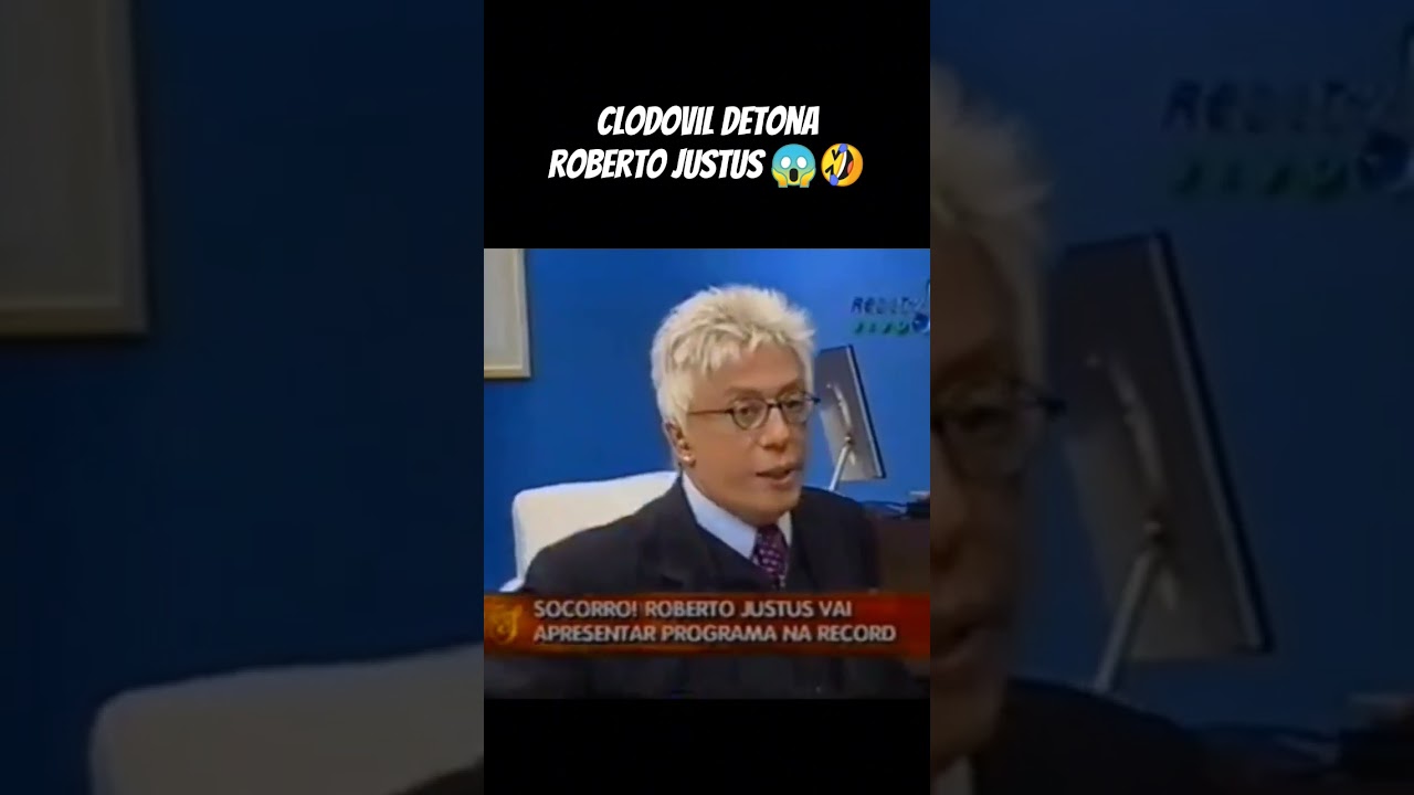 Clodovil detona Roberto Justus 😱🤣 #clodovil #robertojustus #shorts