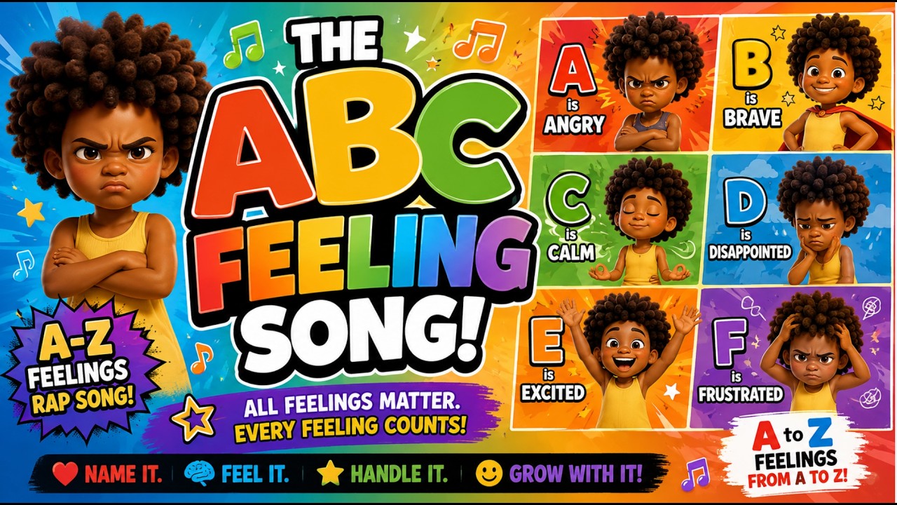 Kids Affirmations | ABC Emotion Song: Emotions Song for Kıds | Kids Affirmation Station