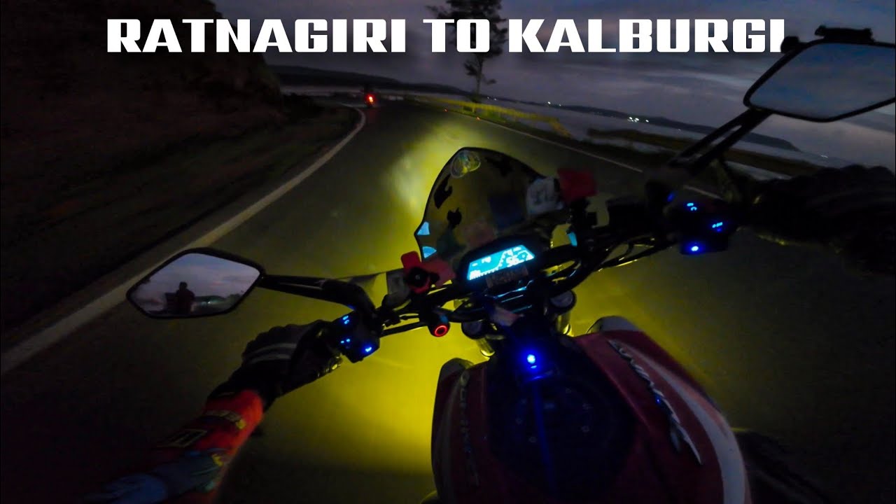 Ratnagiri to Kalaburagi &mdash; My Non-Stop Ride | 500km 🤩 | Kannada MotoVlog 