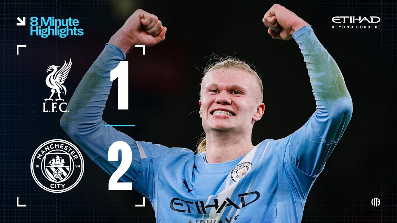 Extended Highlights | Liverpool 1-2 Man City | 93rd minute winner from Haaland in dramatic finish!