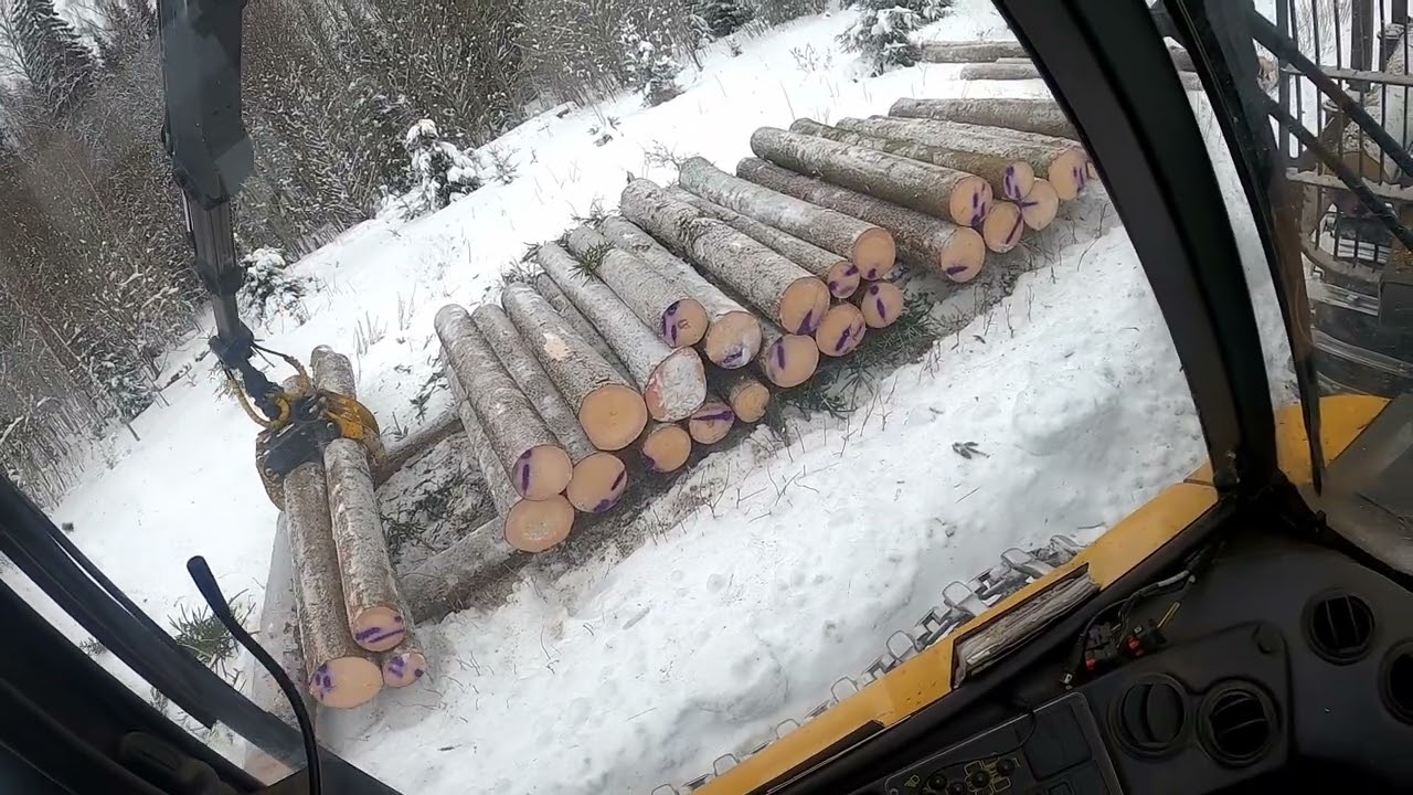 Ponsse Buffalo Uploading Woods