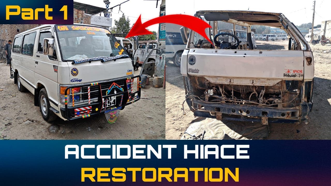 Accident Toyota Hiace Restoration Part#1