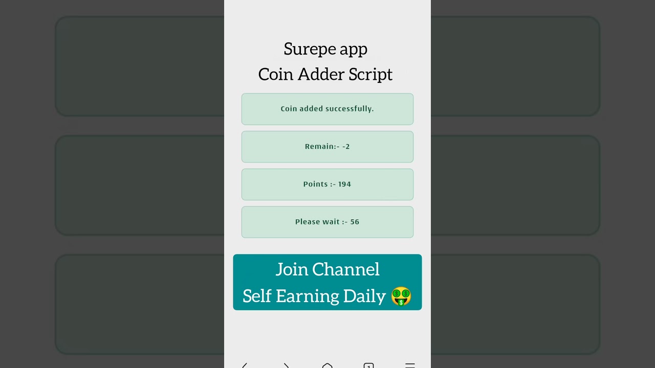 surepe coin adder script| surepe app unlimited coin adder script| surepe app refer script| script|
