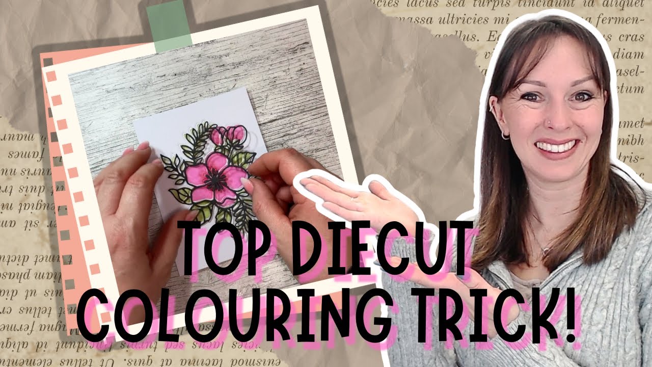 Amazing Die-cut Colouring Trick - Crafty Friends #2