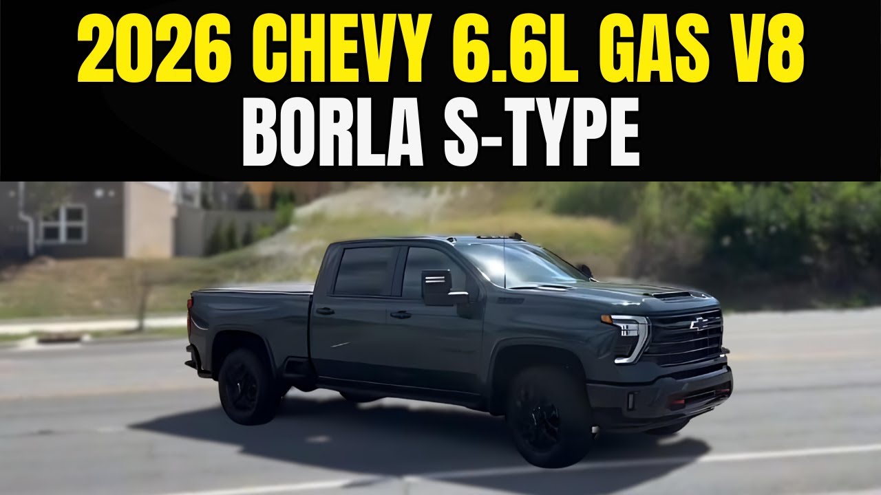 2026 Chevy Silverado LT 6.6L V8 w/ Borla S-Type!