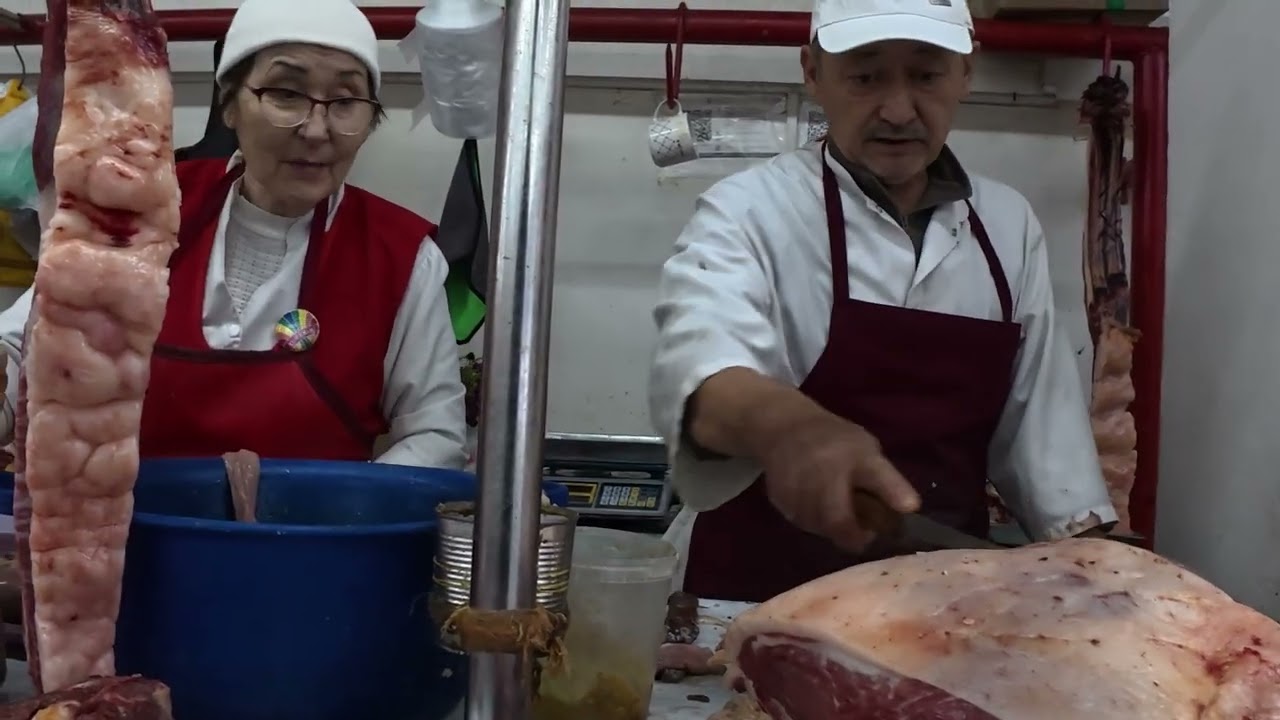 За мясом на рынок Турксиб