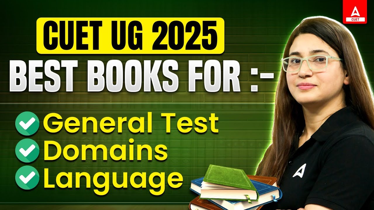 CUET BOOKS 2025 📚 for CUET General Test, Domain Subject, Language Test