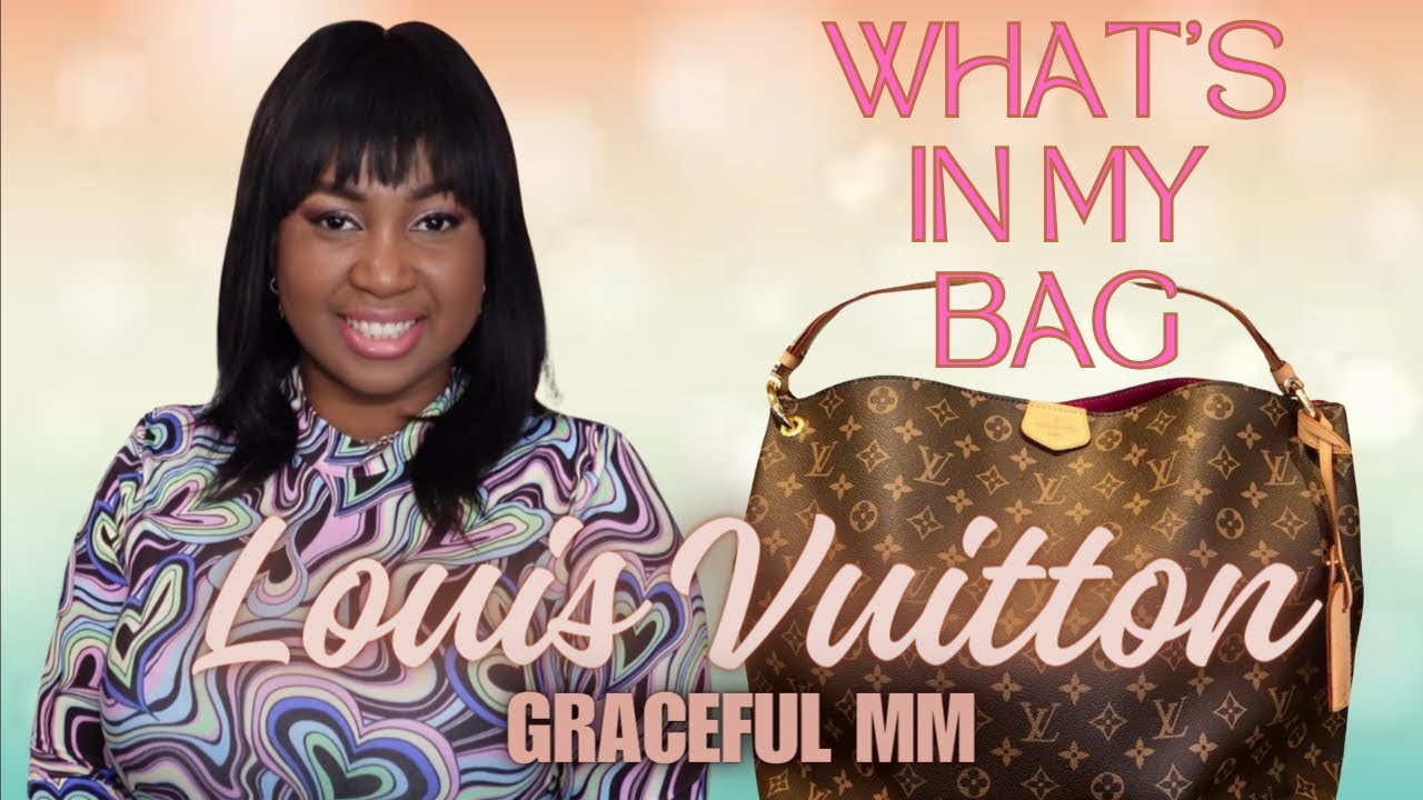 Louis Vuitton Graceful MM: Inside my work bag