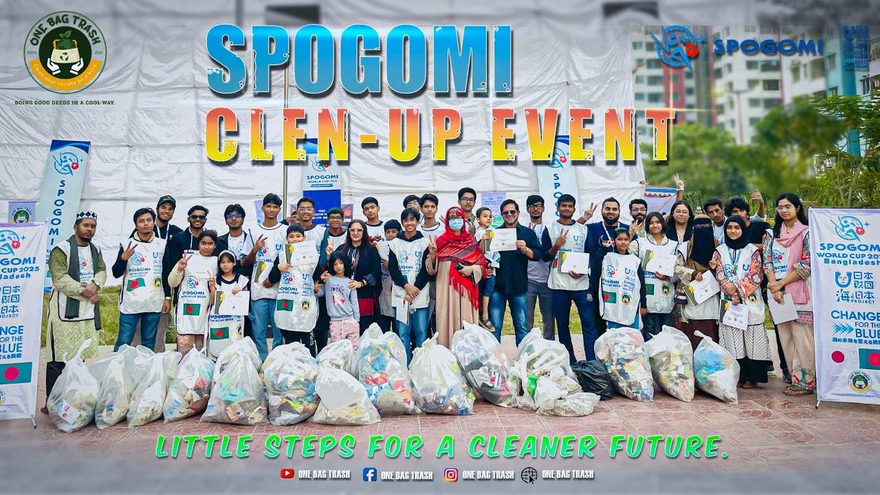 BD Spogomi clen up event presents by One Bag Trash