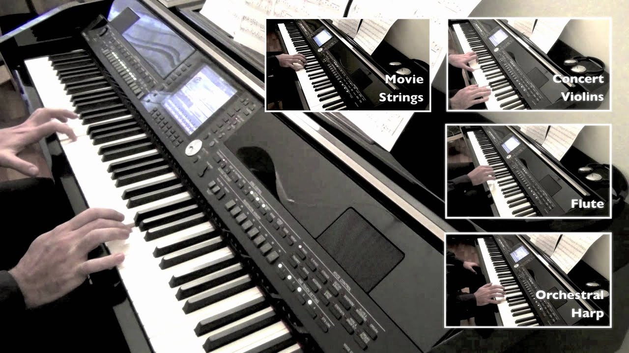 Forrest Gump - Piano and orchestra  - Yamaha Clavinova CVP 509 CVP 609