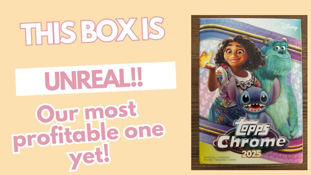 🔥 INSANE PULLS! Opening a 2025 Topps Chrome Disney Blaster Box | GOLD Pluto #50 + Refractors +Base!