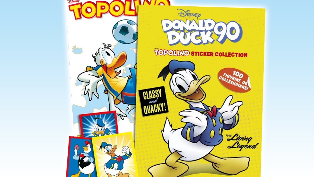 Topolino 3577 con l'Album di figurine Donald Duck 90