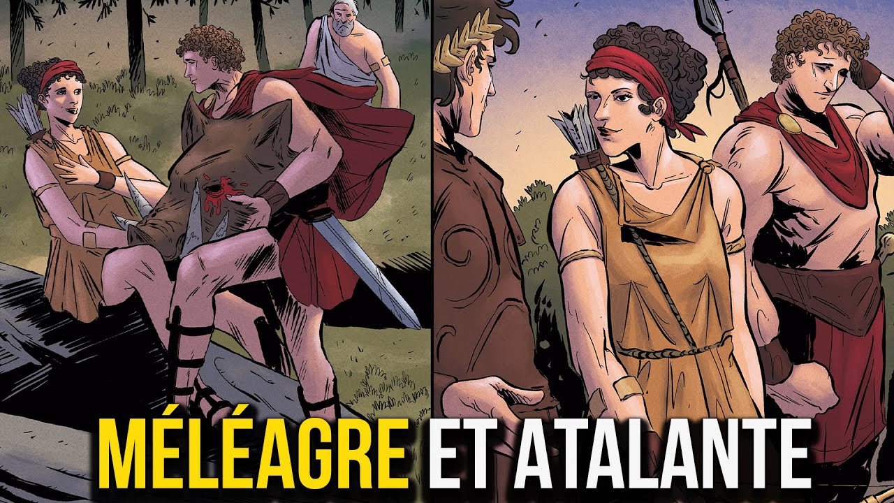 Meleagro et Atalanta: La Chasse au Sanglier de Calidon - Mythologie Grecque - Version Animée