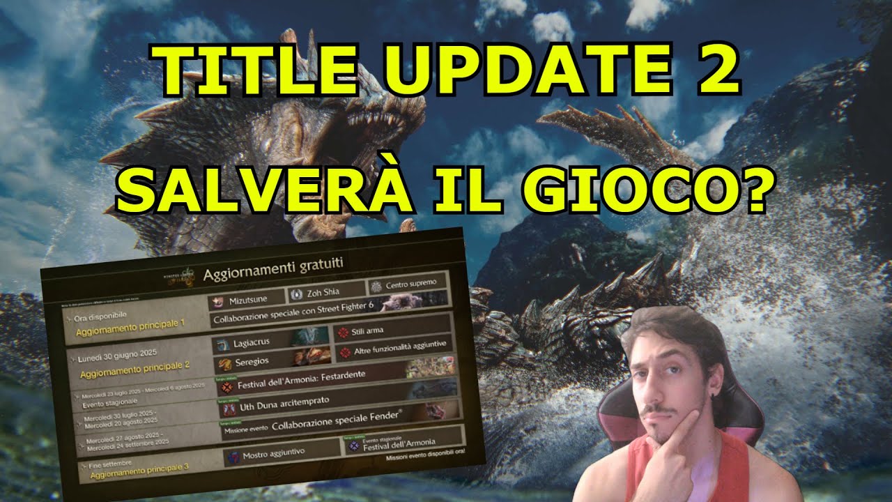 Il title update 2 NON salverà Monster Hunter Wilds