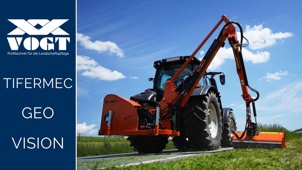 Profi-Ausleger mit Vorwärtsreichweite - TIFERMEC GEO VISION - verschiedene Anbaugeräte