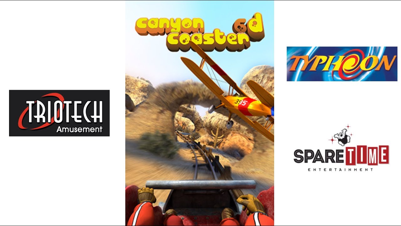 Canyon Coaster - Typhoon - Triotech - Spare Time Entertainment Greenville SC🎢🏔
