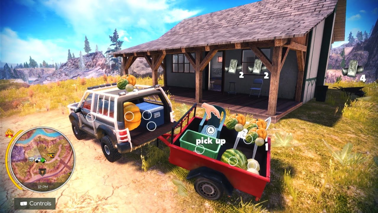4X4 Ranger Fruits & Furniture For Home | Off The Road Unleashed Nintendo Switch Gameplay HD