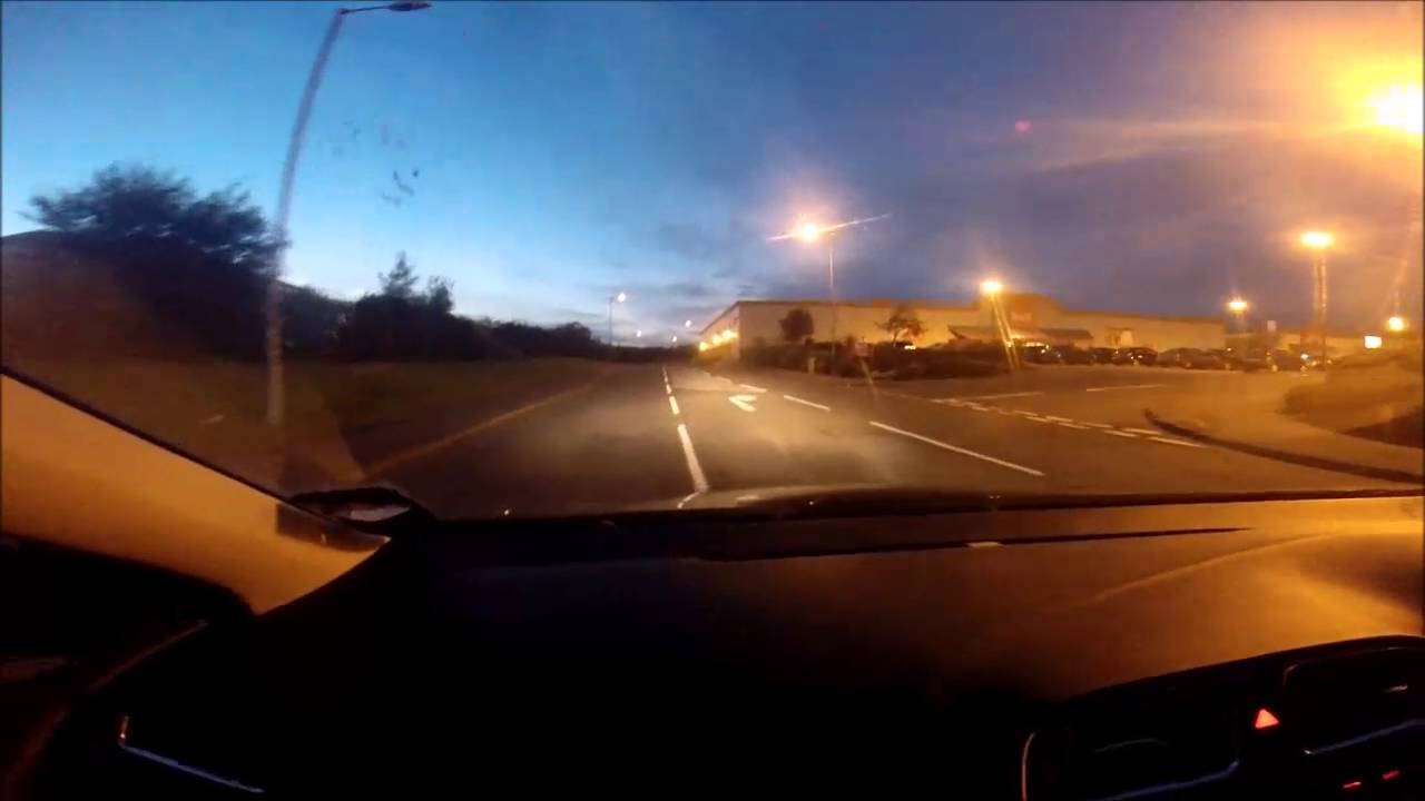 Night Drive Stevenston Ayrshire Scotland