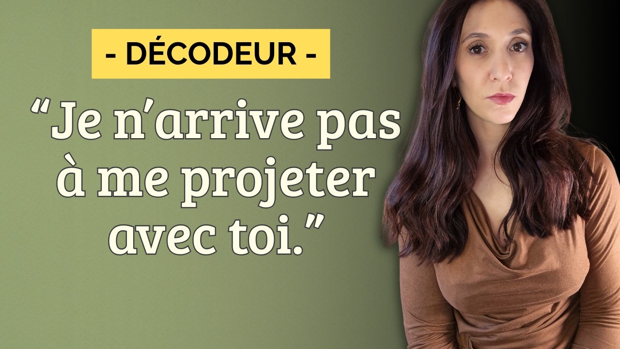 Elle n'arrive pas à se projeter : qu'est-ce que ça veut dire ?