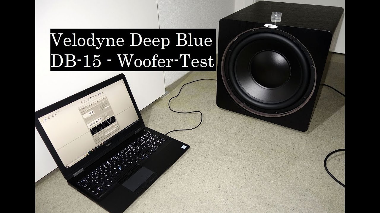 Velodyne Deep Blue DB 15   Woofer Test