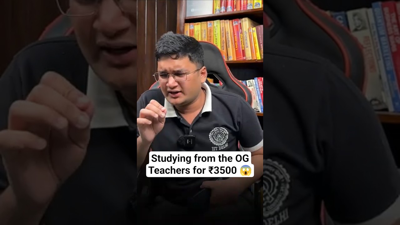 OG teachers in only ₹3500 😱 #jee #iit