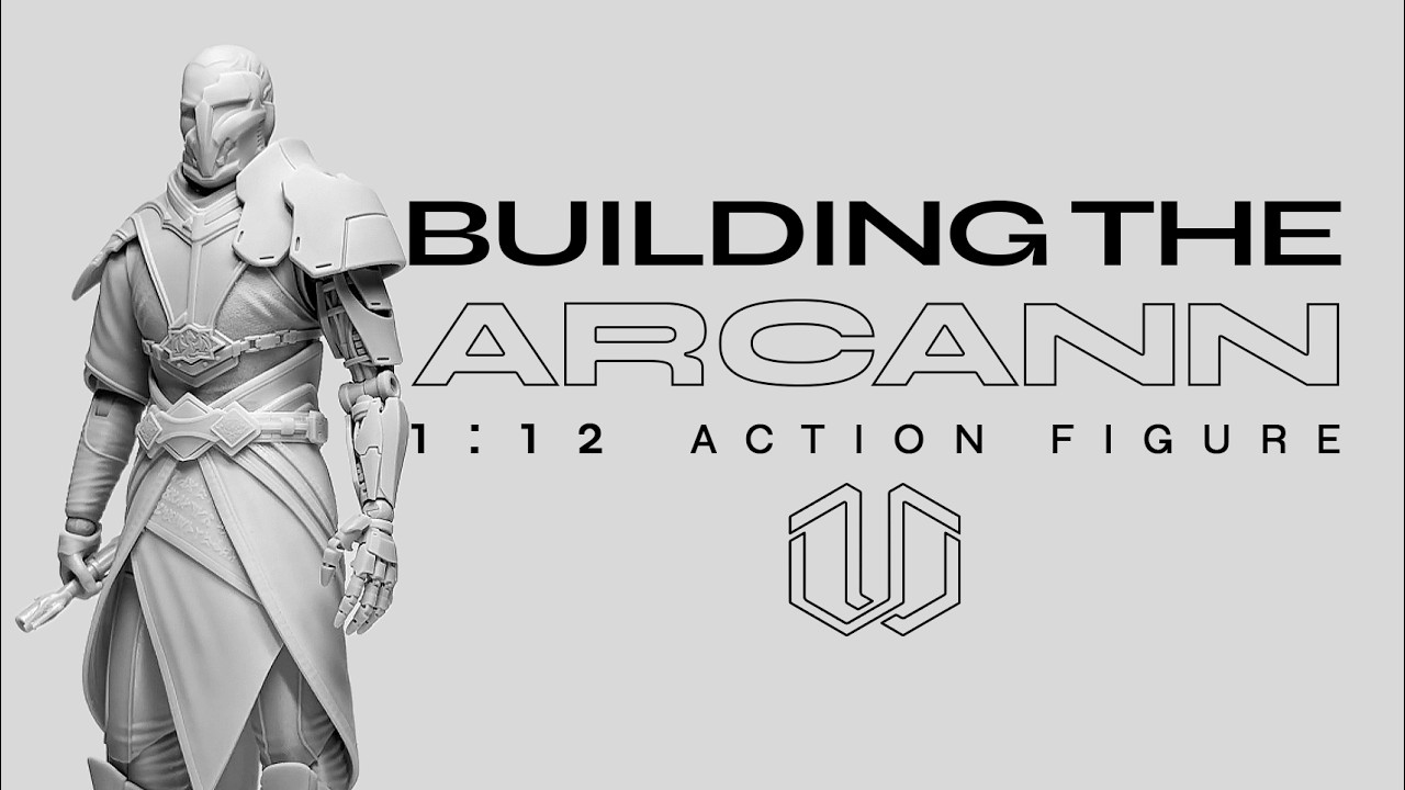 Building Arcann 3d Printed Action Figure