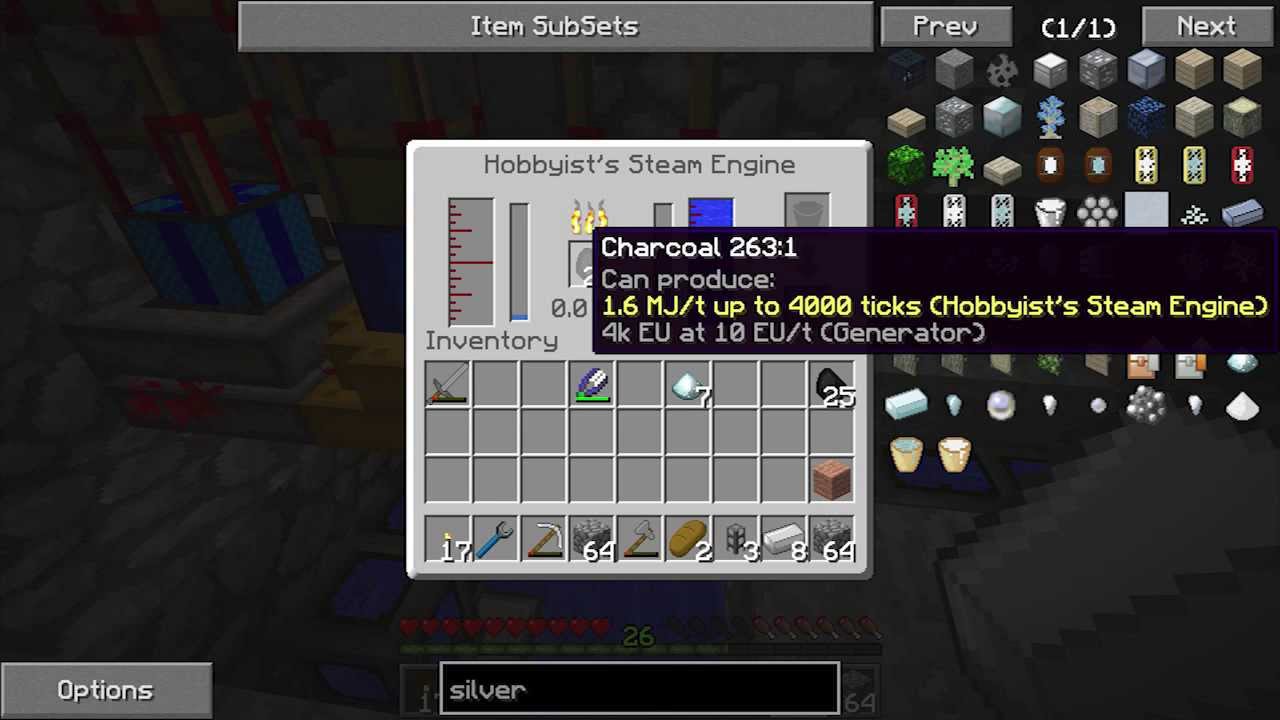FTB Unleashed Let's play Ep 03 hobbyist steam engines, aqueous accumulator