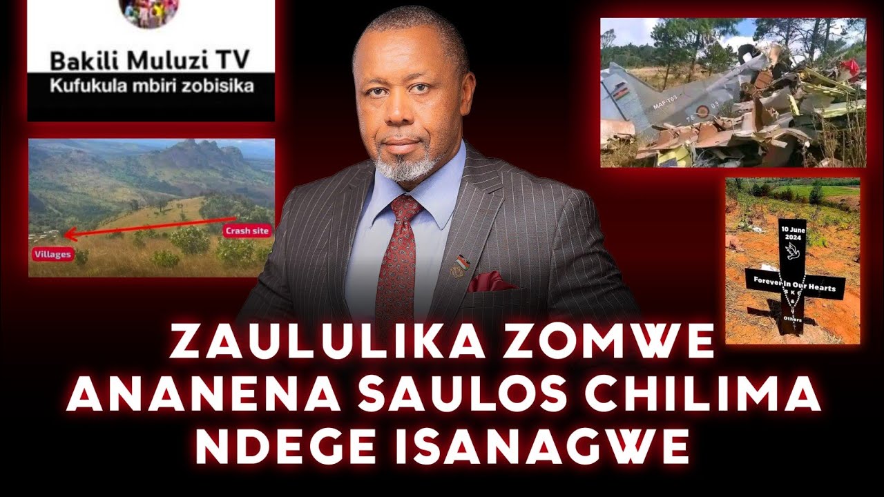 Saulos Chilima - Ndege isanagwe zomwe ananena zaziwika